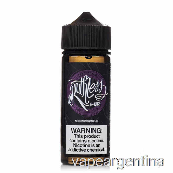 Uva Bebió - Vapor Despiadado - 120ml 3mg Vape Argentina